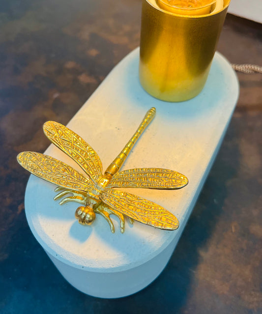 Dragonfly Concrete Lamp / Touch-Contolled