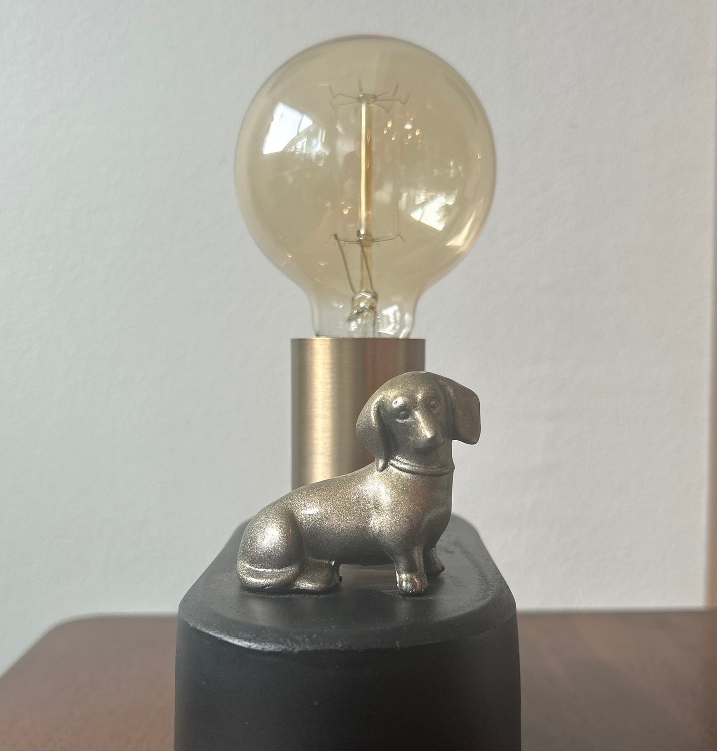 Dachshund Dog Lamp / Touch-Controlled