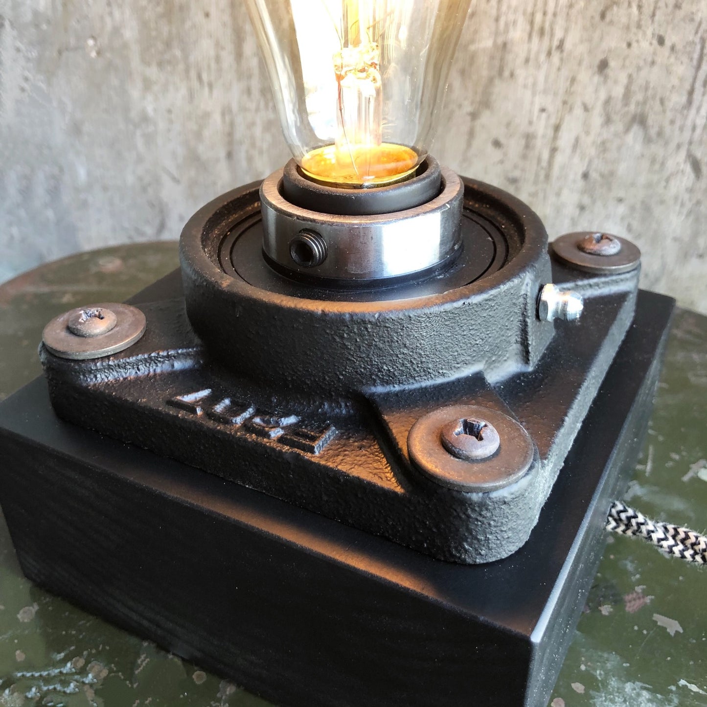 PAIR // Basic Black Industrial Lamps