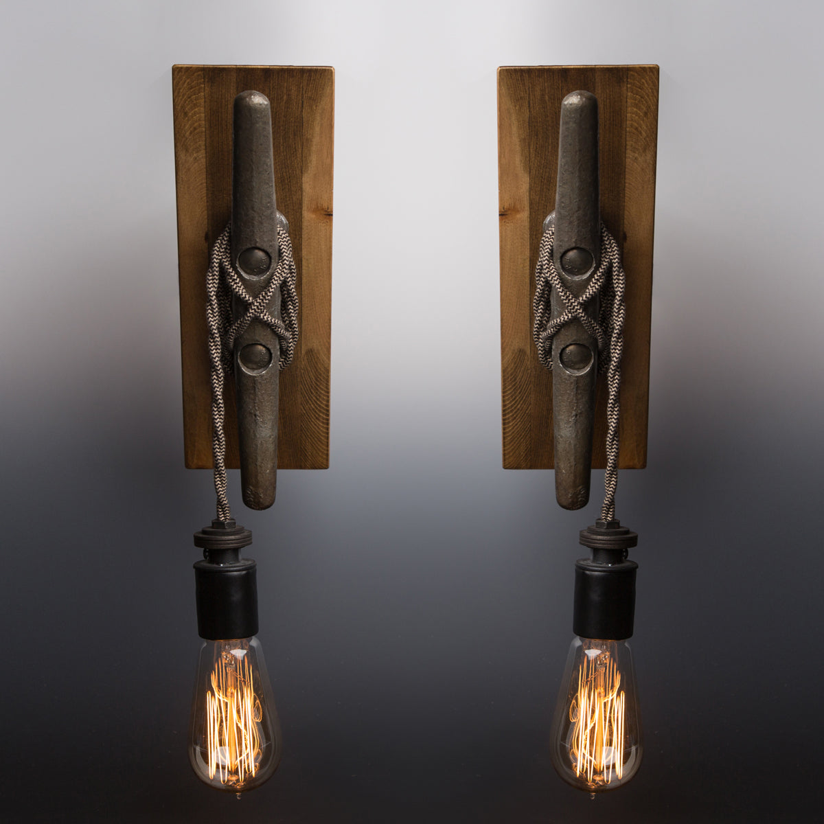 Nautical Sconce - PAIR // Touch-Controlled
