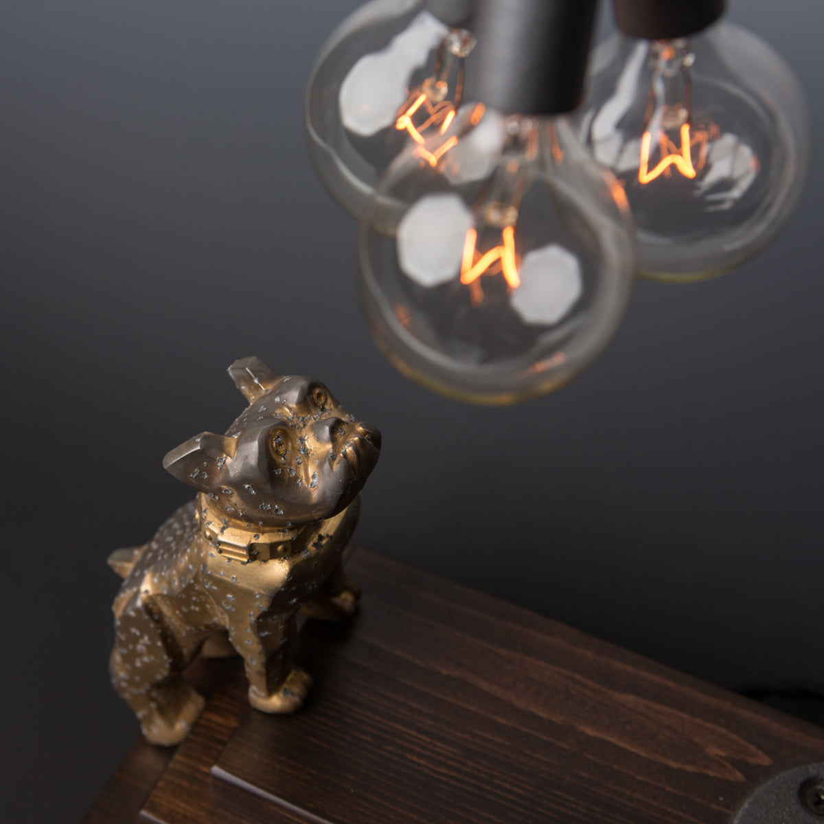 MACK Bulldog // Touch Sensor Lamp - Brass