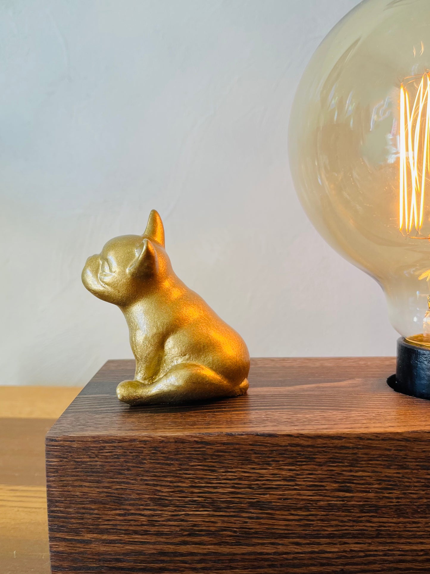 French Bulldog Lamp / Touch-Controlled